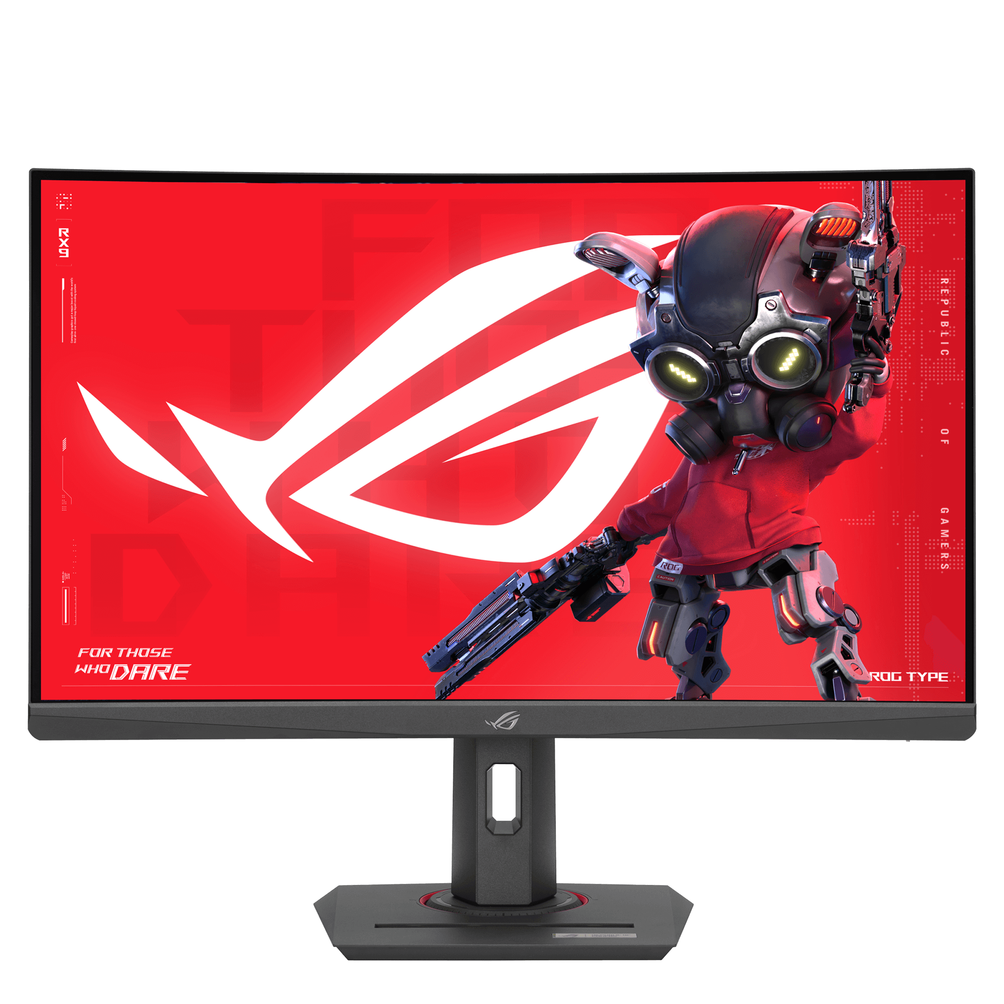 ASUS ROG Strix XG27WCS 27" Quad HD Fast VA 180Hz 1ms USB-C Height Adjustable Curved Gaming Monitor